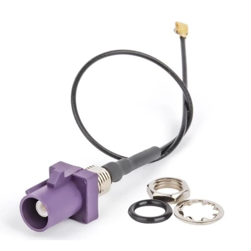 1 Piece UFL to Fakra D Male Plug Pigtail Cable 1.13mm Wire 20CM