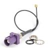 1 Piece UFL to Fakra D Male Plug Pigtail Cable 1.13mm Wire 20CM view 1