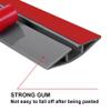 6.5Ft Floor Cord Cover Gray Silicone Cable Protector Easy to Install Wire Organizer and Hider for Home, Office, Garage (Gray-2m) view 3