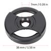 5Pcs Black Plastic Record Adapter for Records, Phonographs, TV Sets Easy to Carry, Store, Use Material, Durable, Long Service Life view 3