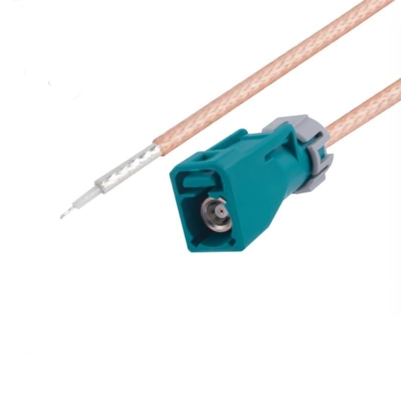 1 FakraK-Waterproof RG316 Cable Single Connector with Solder on The Other End 50cm