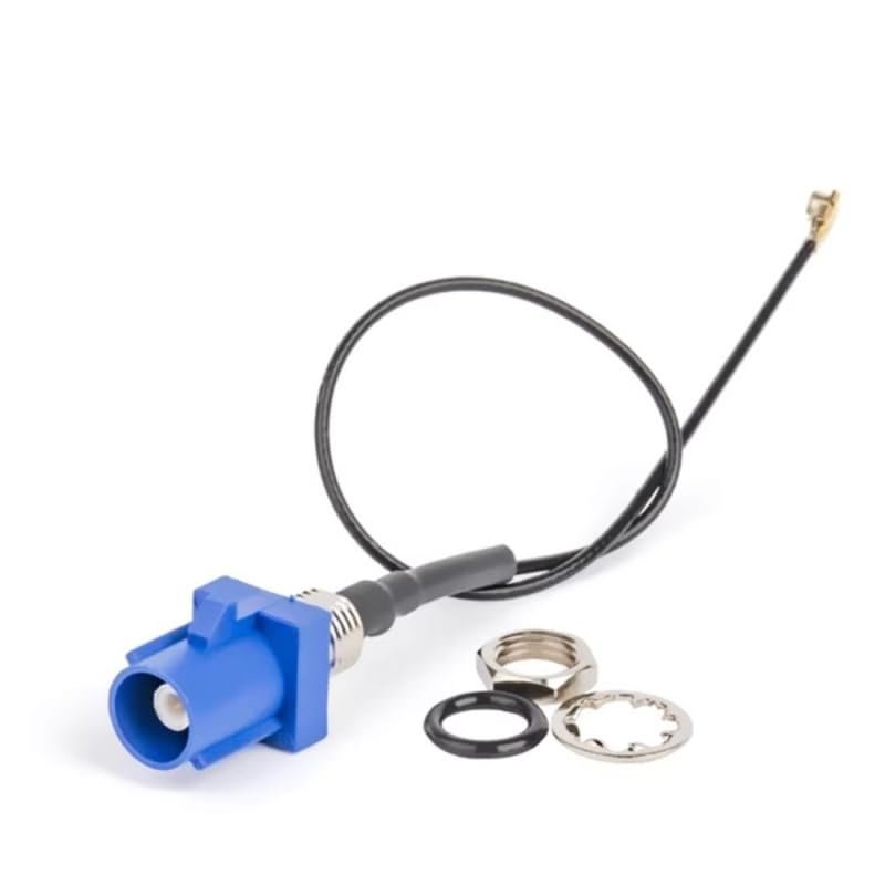 1 Piece UFL to Fakra C Male Plug Pigtail Cable 1.13mm Wire 30CM