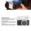 Vikye Digital Camera, 1080P HD Camera, Digital Point and Shoot with Flash Light Anti Shake, Compact Small for Travel Recording (Black) view 2