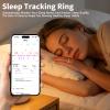 Chendssfkd Advanced Smart Ring for Women and Men - IP68 Waterproof Health Tracker Ring with Heart Rate, Step Counting, Sleep Monitoring, No Subscription Fee for iPhone/Android, Enamel Rose Gold 8# view 3