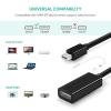 SPONGL Displayport to Hdmis Female Adapter Cable for Devices Full 1080P Video Sound Converters 1080P Display Cable view 4