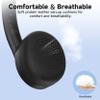 AOC Wireless Headset with Mic for Work, Bluetooth 5.4 Headphones with Noise Canceling Microphone, USB C, 30H, Clear Calls & Mic Mute for PC, Laptop, Cell Phones, Zoom - Black view 4