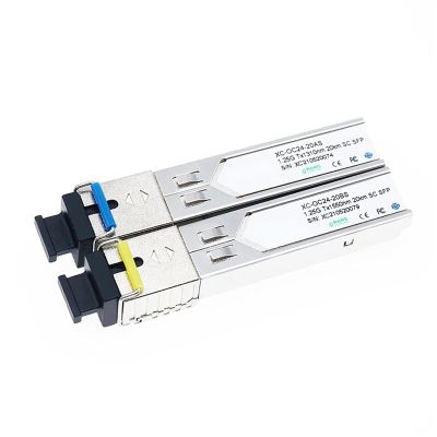 SC SFP Connector, Optical Fiber Module, gigabit, gigabit, Switch 1310/1550nm(5 Pair 20KM)