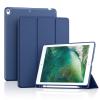 ProCase Smart Casefor 10.5 iPad Air 3rd Generation 2019 / iPad Pro 2017, Slim Stand Cover with Pencil Holder Soft TPU Back for Air 3 -Navy view 1