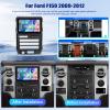 4+64G Android 15 Car Stereo for Ford F150 2009-2012 with Wireless Carplay Android Auto, 9 inch 1280 * 720P IPS Touchscreen Bluetooth5.0 Car Radio Support GPS WiFi AHD Rear Camera FM RDS EQ DSP SWC view 2