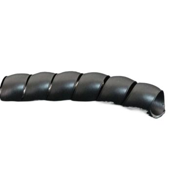 Wire Loom, 2 Meter Cable Wrapping Bands 8mm 10mm 14mm 16mm Flame Retardant Sleeving Tube Spiral Protective Winding Pipe Wire Wraps Cable(Black Color,10mm Inside Diameter)