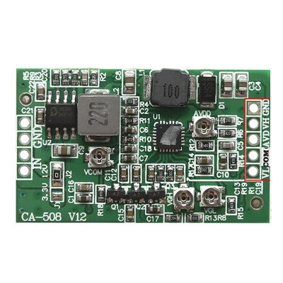 SPONGL LCD Module,CA408/CA508 LCD Screen TCON Board Boosting Conversion Module Adjustable Voltages 4-Channel for Electronics