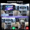 4G+ 128G Upgrade Car Radio for Toyota Venza 2008-2016, Driauto 9 inch Double Din Car Stereo with Wireless Carplay and Android Auto Mirror Link, Bluetooth WiFi GPS Navi SWC Backup Camera EQ FM/RDS view 3