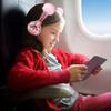 CHTON Kids Headphones for Girls, Cute Bear Ear Headphones with Microphone, 3.5mm Jack Wired Girls Headphones for School/Travel/iPad/Tablet (Pink) view 2