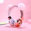 CHTON Kids Headphones for Girls, Cute Bear Ear Headphones with Microphone, 3.5mm Jack Wired Girls Headphones for School/Travel/iPad/Tablet (Pink) view 3