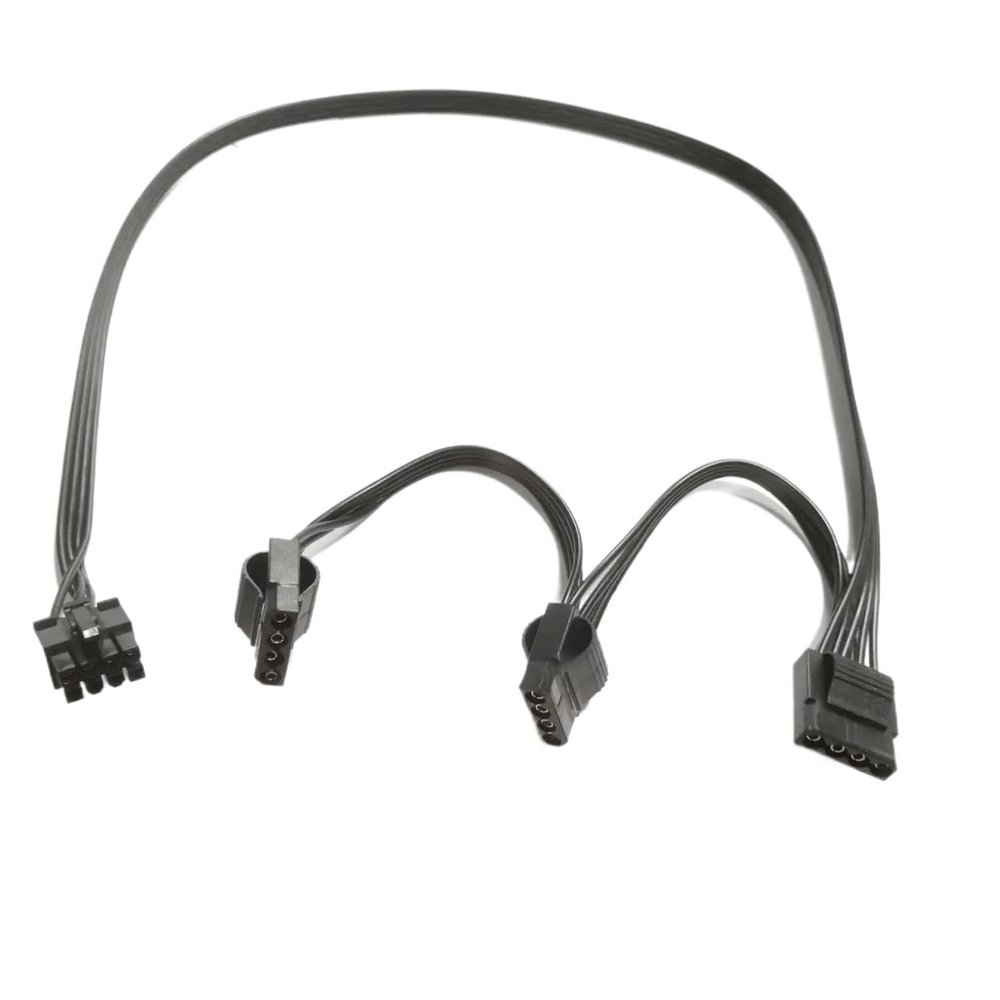 8Pin GPU IDE Power Supply Cable for Tt TR2 RX 850 750 1200 1000 RX850W RX750W RX1000W RX1200W Power Module(C 8P To3x IDE Power)