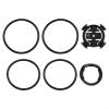 Bike Edge Quarter Turn Computer Mount for Garmin, Fits Bicycle Stem or Handlebar, Made of ABS and Rubber for Secure Cycling Computer Positioning view 2