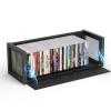 PAPAGIFTREE CD Holder with Fabric Wood Grain Texture, CD Storage Case and Box for Display, CD Organizer Shelf and Rack, CD Display Stand and Video Game Cases for Home, Holds Up to 40 CDs view 1
