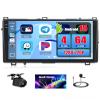4+64GB Android 15 Car Radio for Toyota Corolla 2017 Wireless Carplay Android Auto, Realdio Car Stereo with 9" in-Cell Touch Screen for Corolla WiFi Bluetooth5.0 GPS FM/RDS EQ Backup Camera view 1
