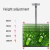 Adjustable Ceiling TV Mount Bracket - Ceiling TV Mount Bracket, Tilt Swivel Ceiling TV Mount for 12-27 Inch TVs, Max 200x200mm TV Bracket, Multiple Height Options TV Stand,1.5m view 2