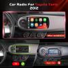 4+64GB Android 15 Car Radio for Toyota Yaris 2012 2013 2014 2015 2016 2017 Carplay Android Auto, Realdio 9" in-Cell Touch Screen Stereo with WiFi Bluetooth5.0 GPS FM/RDS EQ Backup Camera MIC view 2