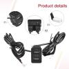 Car Dual USB Port Panel Mount Interface Extension Cable 145cm Flush Dash Mount USB Socket Adapter 4-Pin 6-Pin ABS Black In-Car Audio Wiring Accessory view 2