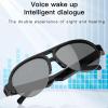 Dpofirs AI Smart Glasses, Bluetooth 5.4 Translation Glasses with 144 Language, Support Touch Control, Sunglasses with Mic Speakers for Men Women view 2