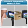 NUOKER Office DIY Dedicated Handheld Inkjet Printer with 4.3-inch Full-Color Touch capacitive Screen Working continuously for 10 Hours view 4