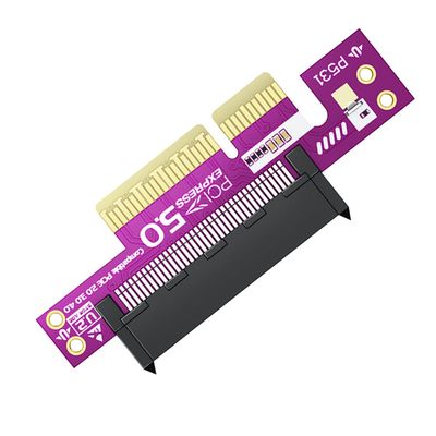 AoQhir PCIe 5.0 X4 to U.2 SFF 8639 NVMe Adapter Card Support 128Gbps High Speed Expansion for U.2 SSD