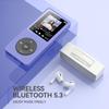 AGPTEK A02 MP3 Player with Bluetooth 5.3, 1.8 inch Screen Portable Music Player with Speaker, FM Radio, Voice Recorder, Supports Expanded Up to 128GB(Purple, 64GB) view 2