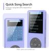 AGPTEK A02 MP3 Player with Bluetooth 5.3, 1.8 inch Screen Portable Music Player with Speaker, FM Radio, Voice Recorder, Supports Expanded Up to 128GB(Purple, 64GB) view 4