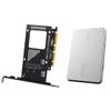 AoQhir PCIe X4 x16 to U.2 NVMe Adapter Card 32Gbps/64Gbps High Speed Expansion Support U.2 SSD Compatible with PCIe X4 X8 X16 Slots (PCIE 4.0 X16 Card+Enclosure) view 1