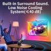 Dpofirs Portable Projector with WiFi and Bluetooth, 1080P Ceiling Projector 270 Rotatable, Auto Keystone Video Movie Projectors for Laptop PC Smartphone view 3