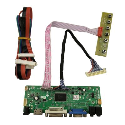 24Inch Monitor Kit for LM240WU2-SLB3 LM240WU2(SL)(B3) LM240WU2-SLB4 HDMI+DVI+VGA LCD LED Screen Controller Driver Board(Only Board)