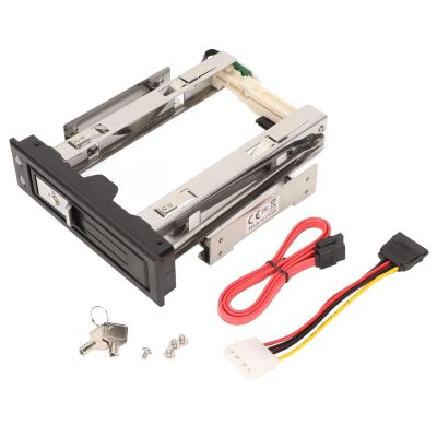 3.5in Internal HDD Enclosure 6Gbps Hot Swappable Trayless Design for Quick Installation Good Heat Dissipation Aluminum Alloy Material III Support Up to 6Gbps Transfer