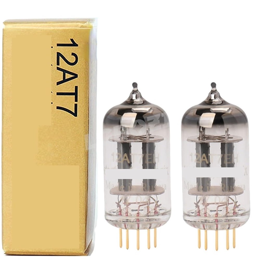 12AT7 Gold Foot Vacuum Tube Audio Power Amplifier Tube Preamplifier(1PCS)