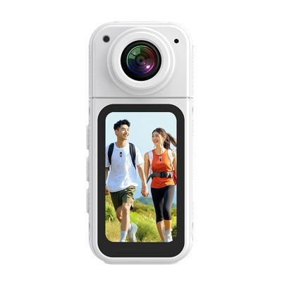 Dpofirs 1080P Thumb Action Camera, Mini Body Camera Video Recorder, Wearable Pocket Vlogging Camera for Work, Cycling, Travel, Pet Walking (with 64GB Memory Card)