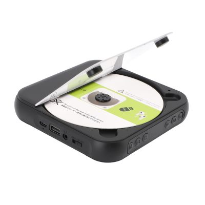 Sanpyl Portable CD Player, BT Retro Bluetooth Desktop CD Player Support CD USB Type c AUX Input for Home Exercising Car Traveling