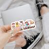 3pcs Grounding Technique Sticker with Cute Dogs, 5-4-3-2-1 Anxiety Relief and Mindfulness Vinyl Decal, Mental Health Support Sticker for Water Bottles, Therapy Gifts for Teachers, Friends, Classrooms view 2