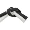 1pc 1/2/5M ID 1mm ~ 40 mm Braided Fiberglass Sleeve 600 Deg.C High Temperature Chemical Glass Fiber Tube Sleeving(White,40mm,2 Meters) view 1