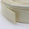 1pc 1/2/5M ID 1mm ~ 40 mm Braided Fiberglass Sleeve 600 Deg.C High Temperature Chemical Glass Fiber Tube Sleeving(White,40mm,2 Meters) view 3