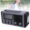 Heayzoki 10000mAh Hand Crank Emergency Radio, Portable Solar Radio with Full Band, IPX6 Water Proof, COG LCD Display, Immediate SOS Feature, for Indoor Outdoor Emergencies (Grey) view 4