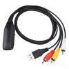 GOWENIC AV to HDTV Converter, Video Sound Converter with Output Cable for Game Consoles DVD Players Set Top Boxes, Plug and Play, PVC Material view 1
