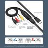 GOWENIC AV to HDTV Converter, Video Sound Converter with Output Cable for Game Consoles DVD Players Set Top Boxes, Plug and Play, PVC Material view 4