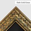Stylespace Dark Gold Green 55" TV frame - Compatible ONLY with Samsung The Frame TV and Pro TVs (Fits 2021-2026 models, model codes:55LS03A/B/C/D/FA/FW) view 2