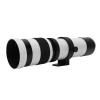 Zyyini 420 to 800mm Telephoto Zoom Lens, Manual Focus F8.3 Aperture Optical Glass Lens, All Metal Design, for E Mount Mirrorless Camera (White) view 1