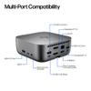HP 180W Thunderbolt 4 Ultra Dock Port Replicator Bundle w/DKZ Hub (Universal Thunderbolt/USB-C Docking Station, Single Cable for Charging, Data Transfers to Any Brand Laptop) (2-Pack) view 2