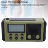 Heayzoki 10000mAh Hand Crank Emergency Radio, Portable Solar Radio with Full Band, IPX6 Water Proof, COG LCD Display, Immediate SOS Feature, for Indoor Outdoor Emergencies (Green) view 2