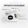 QALO QRNT Slim Smart Ring  Lightweight Water-Resistant Titanium Fitness Tracker, Advanced Tracking for Sleep, Steps, HRV, Womens Health, No Subscription Fee, iOS & Android Compatible (Gold, 12) view 4