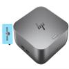 HP 180W G6 Thunderbolt 4 Ultra Dock Port Replicator Bundle w/DKZ Hub (Universal Thunderbolt/USB-C Docking Station, Single Cable for Charging, Data Transfers to Any Brand Laptop) 9X481UT#ABA view 1