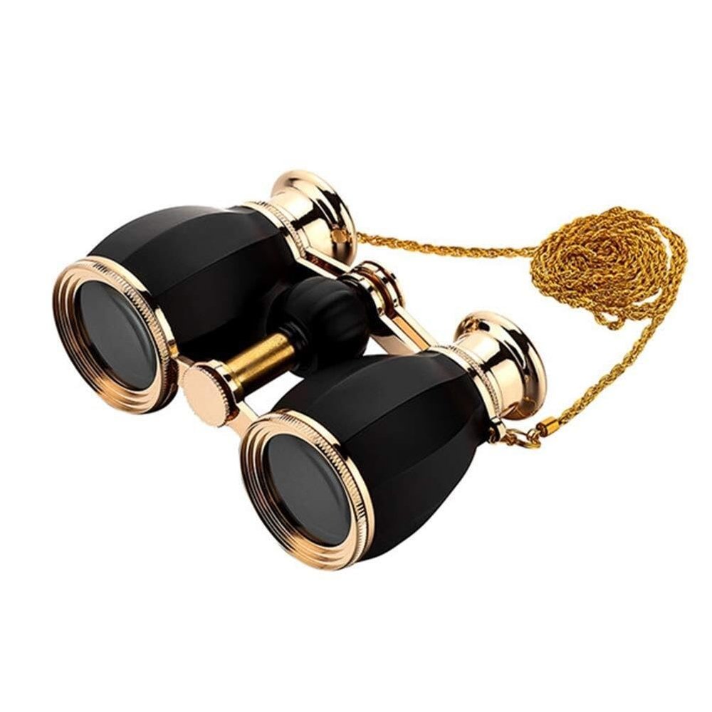 4X30 Opera Glasses Binoculars, Retro Theater Glass with Chain, Multi-Coated Lens